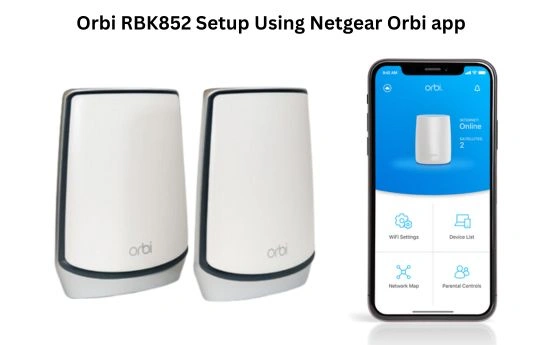 Setting up via Netgear Orbi app